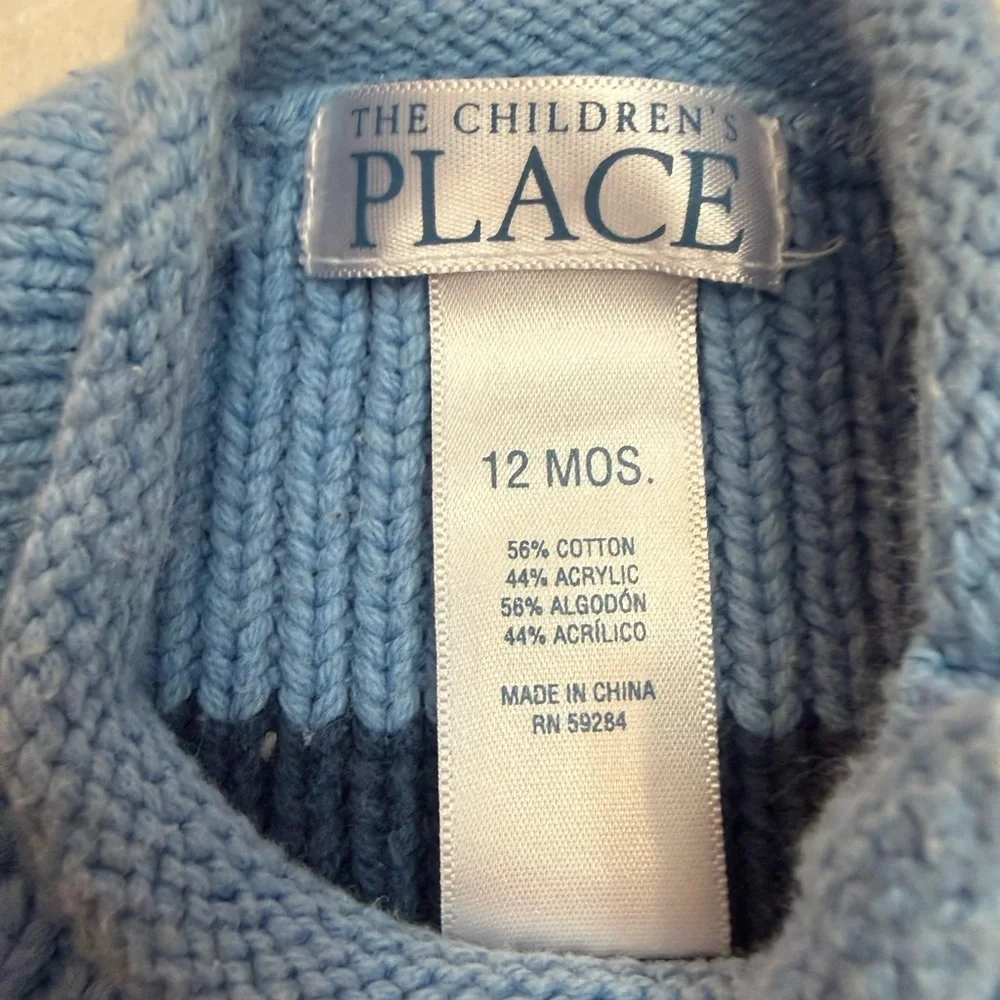 The Children's Place Light Blue Knit Top